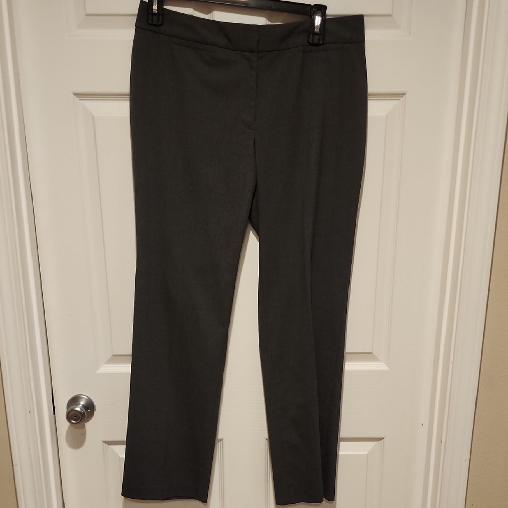 Liz Claiborne Gray Straight Leg Pants